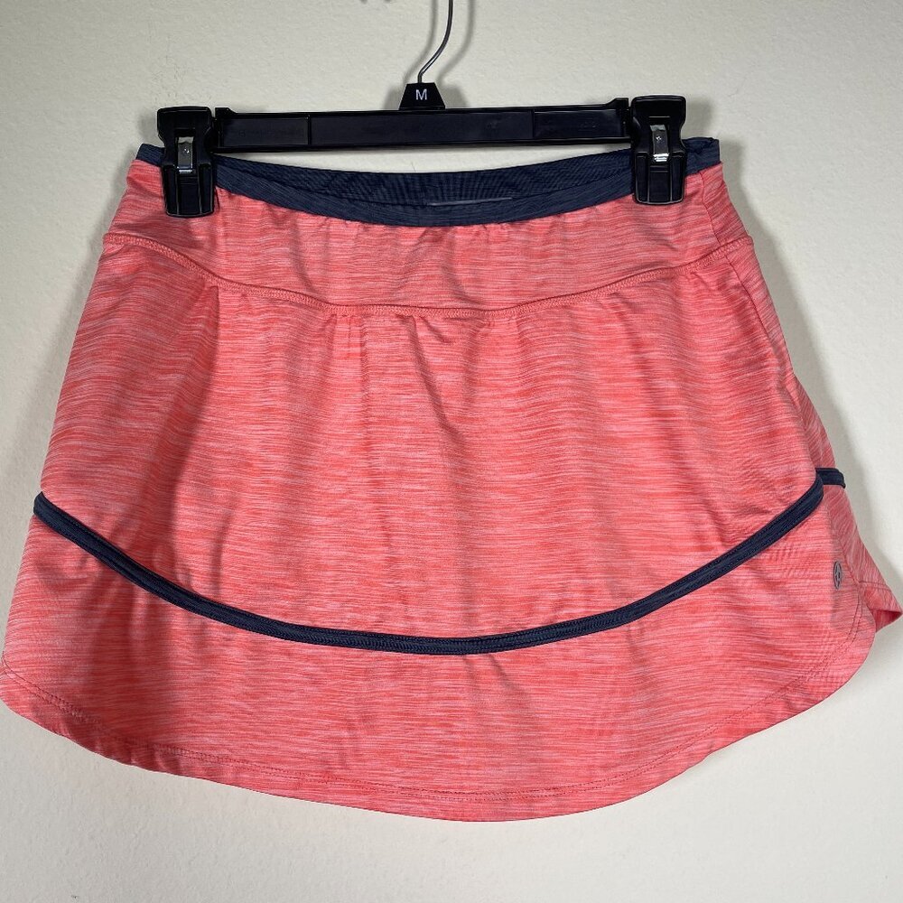 Lija Women's Coral Pink Golf Tennis Skort Medium Athletic!